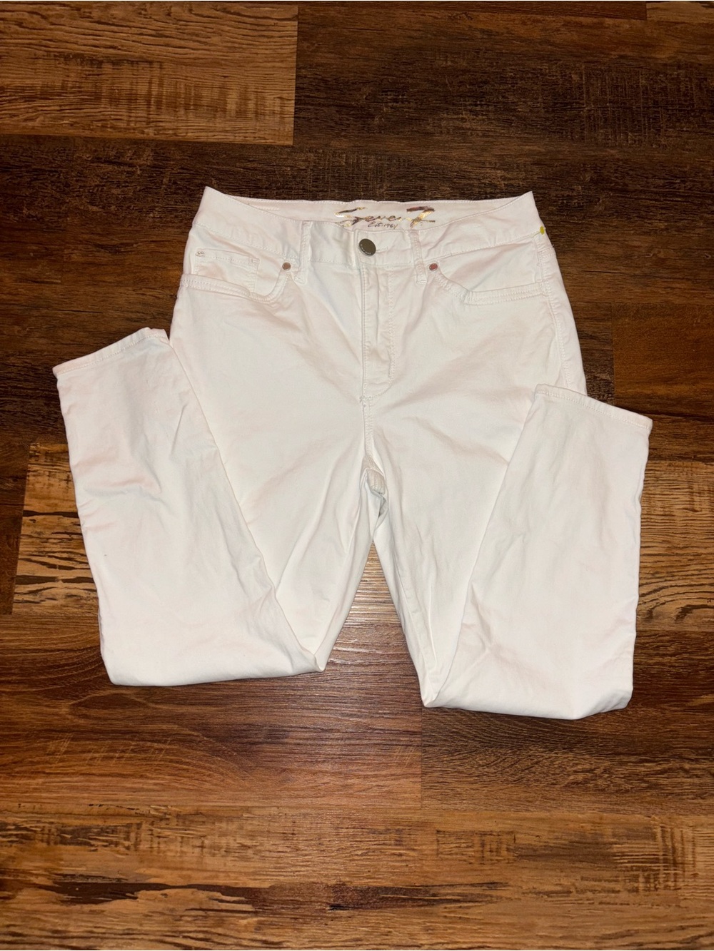 Seven7 White Skinny Jeans for Women